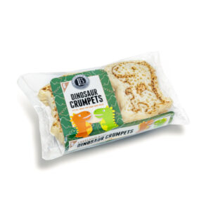 Dinosaur Crumpet 9 Packets of 6